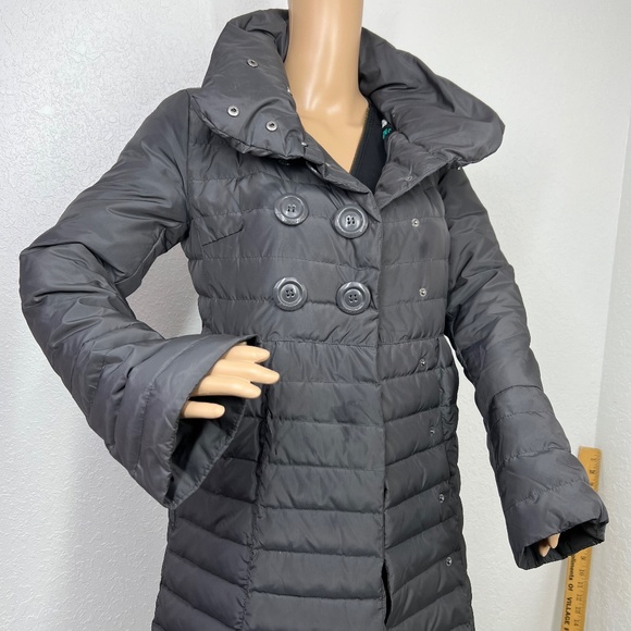 Betsey Johnson Down Jacket, Knee length double breasted button detailing XS Grey - Picture 10 of 16